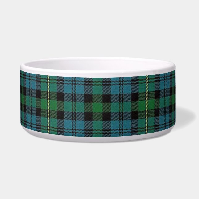 Tigela Clan Campbell do Loudoun Scottish Tartan (Frente)