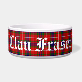 Tigela Clan Fraser Tartan Xadrez