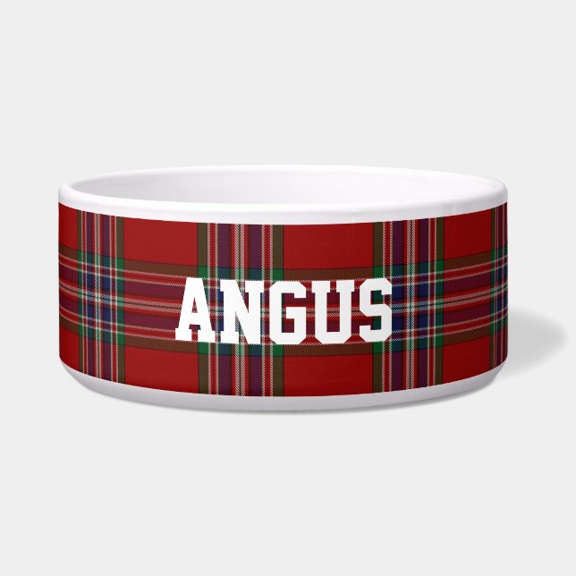 Tigela Clan MacFarlane Custom Tartan Xadrez Bowl (Frente)