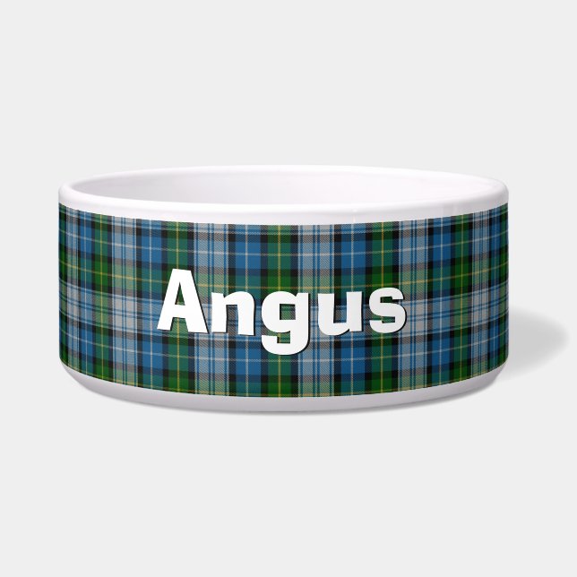Tigela Clan MacNeil Custom Tartan Xadrez Pet Bowl (Frente)