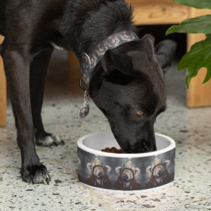Tigela Coala Fofo com Chapéu de Inverno Nome Personalizad