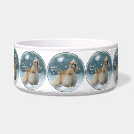 Tigela Cocker Spaniel Christmas Dog Bowl
