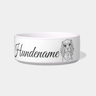 Tigela Cocker Spaniel Line Art personalized bowl