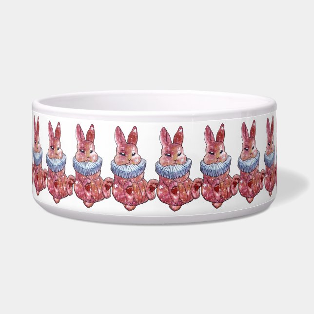 Tigela Coelho Bunny chamado Ladybug Jar de Doces (Frente)