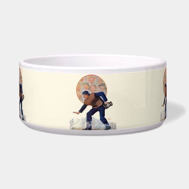 Tigela Cofre forte na placa (Frente)