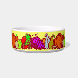 Tigela Colagem de Ação de Graças -