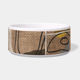 Tigela Colagem de retalhos, padrão de mistura de mantas