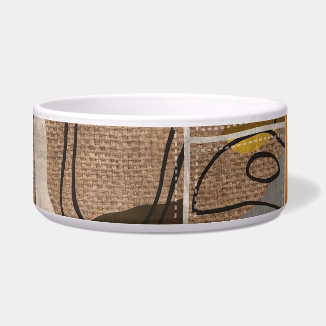 Tigela Colagem de retalhos, padrão de mistura de mantas (Frente)