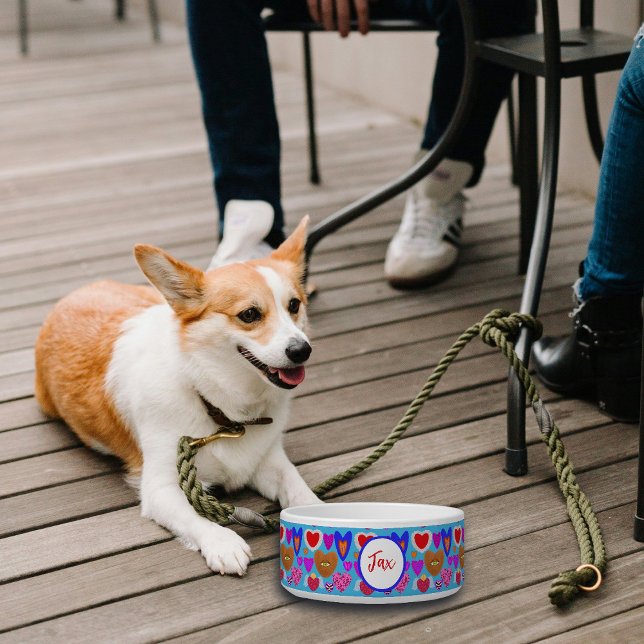 Tigela Colagem do globo ocular multicolorido (Criador carregado)