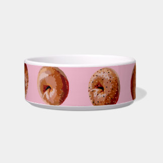 Tigela com Padrão de Bagel