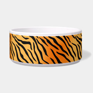 Tigela com padrão de tigre selvagem moderno