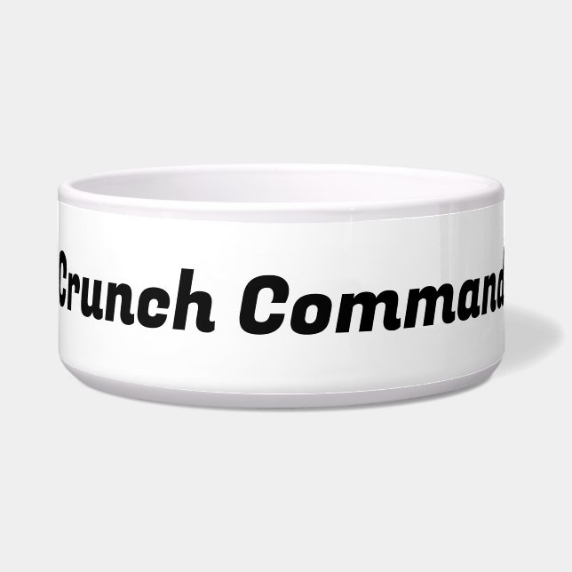 Tigela "Comando Crunch" (Frente)