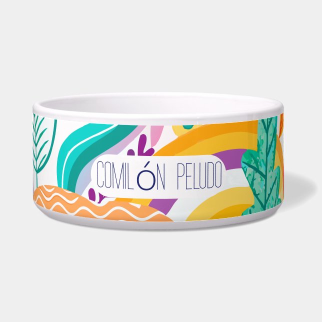 Tigela Comedero Zoom Zoom mascota (Frente)