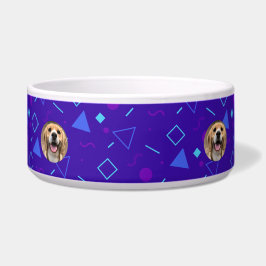 Tigela Comida de Cachorro Moderno Mãe Personalizada Monog