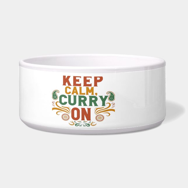 Tigela Comida Engraçada - Pet Bowl Cerâmica (Frente)