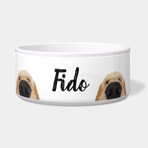 Tigela Comida personalizada de cachorro ou façanha de águ