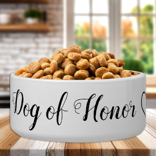 Tigela Comida Personalizada de Casamento de Pet