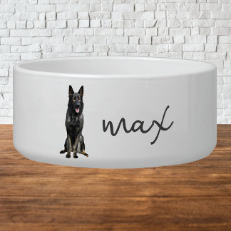 Tigela Comida personalizada de German shepherd