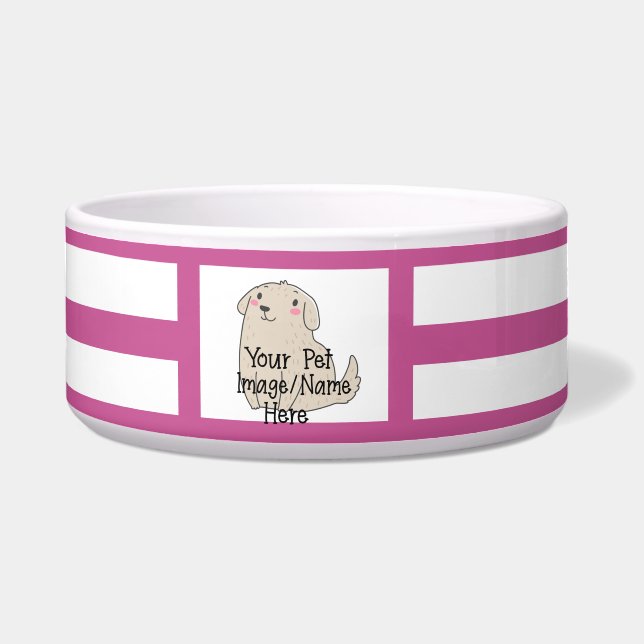 Tigela Comida Personalizada Pet Name (Frente)