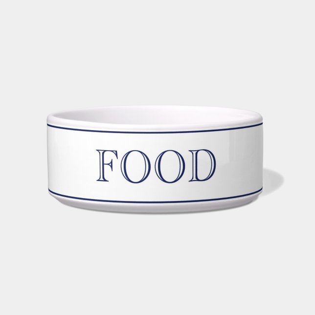 Tigela Comida Pet Bowl-White (Frente)