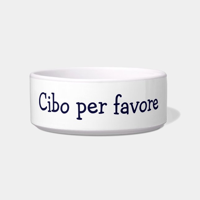 TIGELA "COMIDA POR FAVOR" "CIBO POR FAVOR" BOWL ITALIANO (Frente)