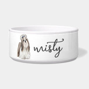 Tigela Comida Shih Tzu Personalizada