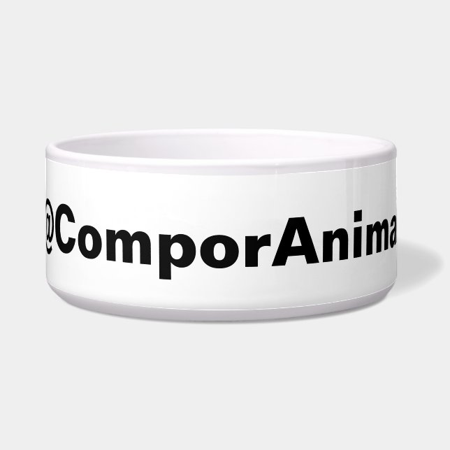 Tigela Comportamento animal (Frente)