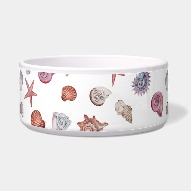 Tigela Composição por Aquarelas Submarinas Série Design 4 (Frente)