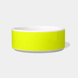 Tigela cor sólida fluorescente verde neon