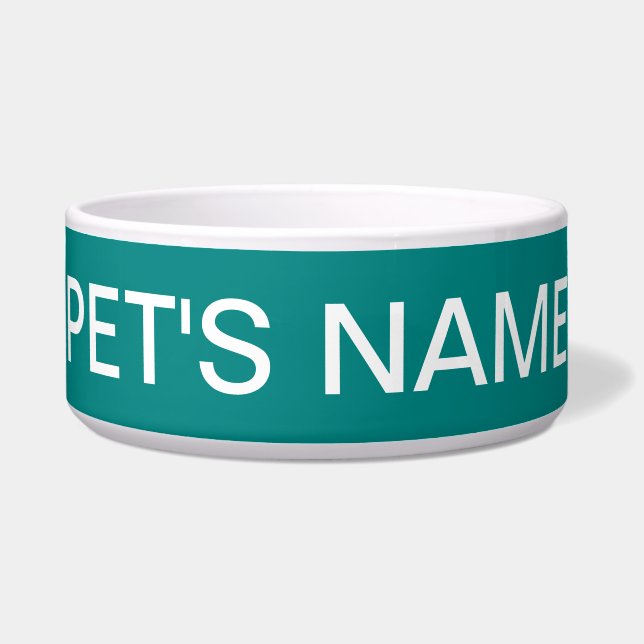 Tigela Cor Verde Teal Tradicional Correspondente (Frente)