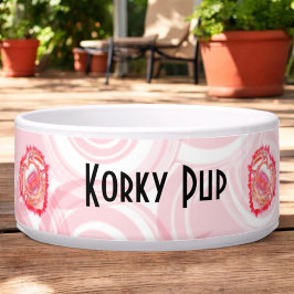 Tigela Corações Diagonais de Certificação