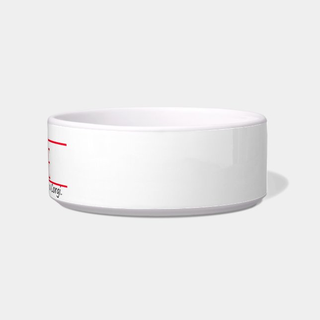 Tigela Corgi Love Pet Bowl (Direita)