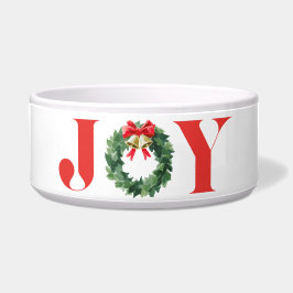 Tigela Cozy Joy Wreath Christmas Pet Bowl