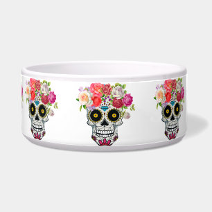 Tigela Crânio com Floral