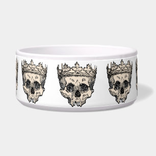 Tigela Crânios Vintage Crowned