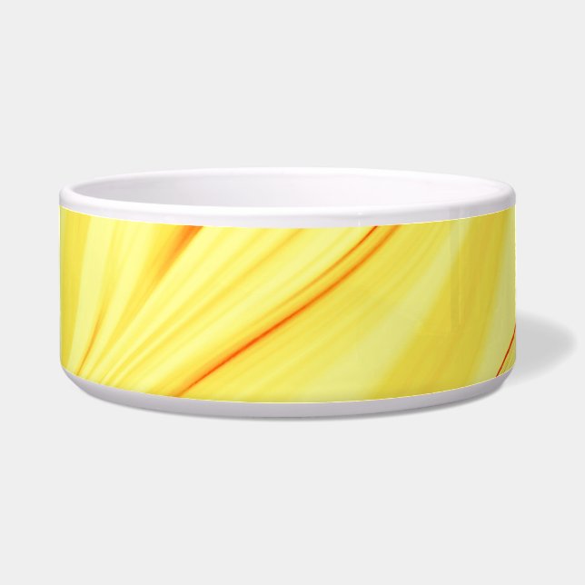 Tigela Creme de manga, com derrame curvo de vermelho ou c (Frente)