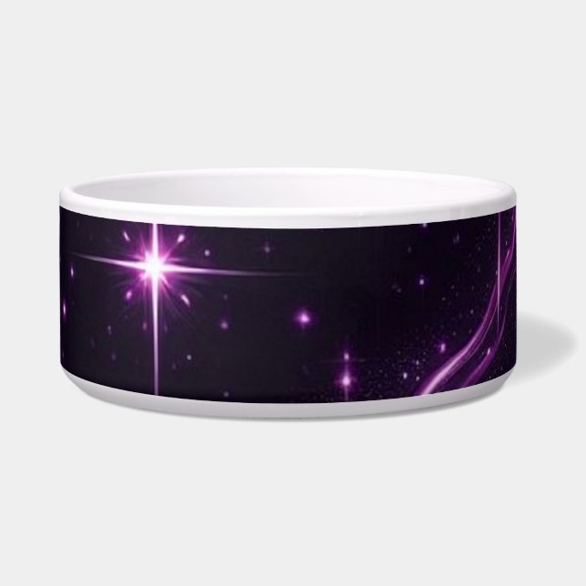 Tigela Crepúsculo Roxo Cósmico (Frente)