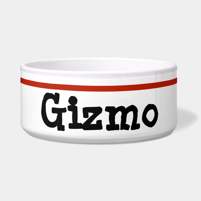 Tigela Criar seu próprio prato do animal de estimação (Frente)