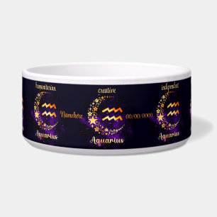 Tigela Crie seu próprio Aquário Celestial Roxo Zodiac