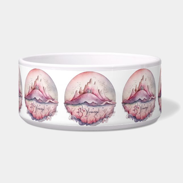 Tigela Crie Seu Próprio Castelo de Magia e Montanhas (Frente)