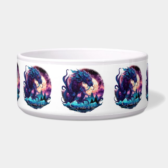 Tigela Crie Seu Próprio Dragão De Água Crônica Mítico (Frente)