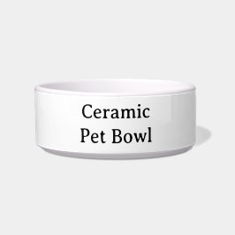 Tigela Crie seu próprio Pet Médio Simples de 25oz 2.5"x5.