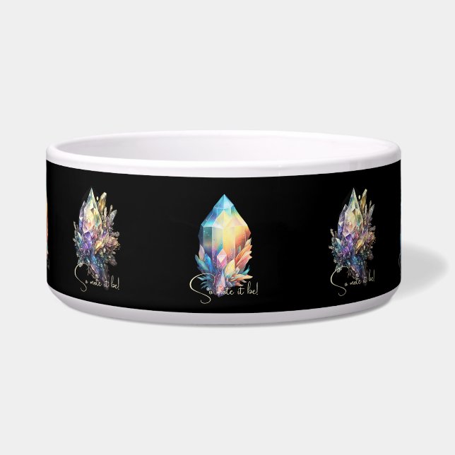 Tigela Crie seus próprios cristais amarelos (Frente)