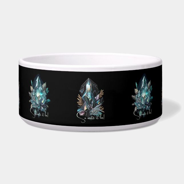 Tigela Crie seus próprios cristais azuis (Frente)