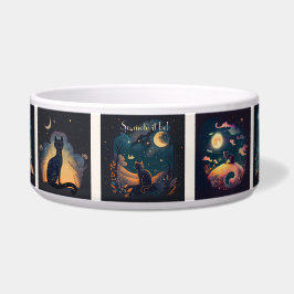 Tigela Crie Seus Próprios Gatos Pretos Místicos