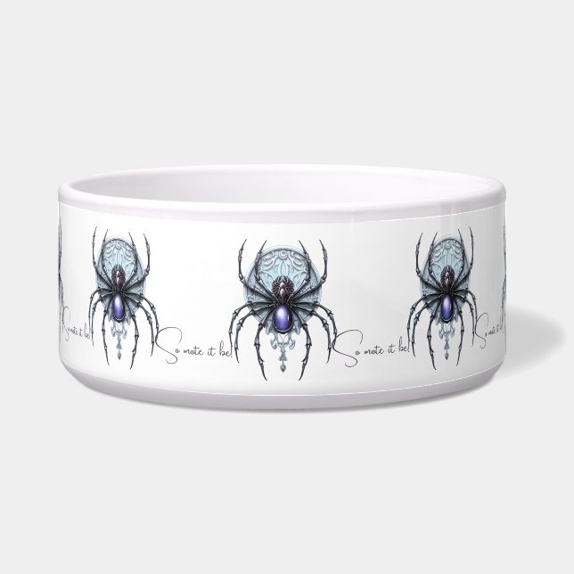 Tigela Crie Sua Própria Aranha Roxa Mística (Frente)
