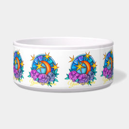 Tigela Crie sua própria lua, estrelas e Rosas