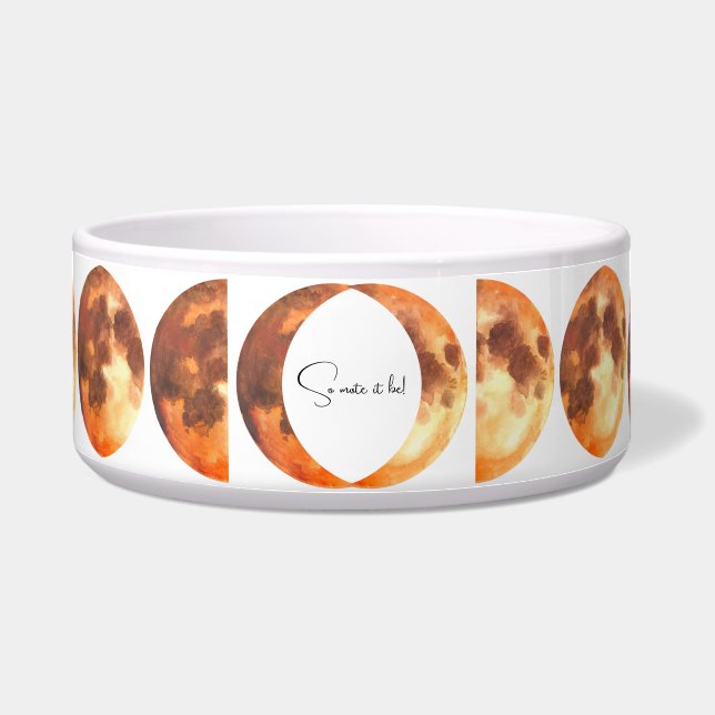 Tigela Crie Sua Própria Lua Laranja Mística (Frente)