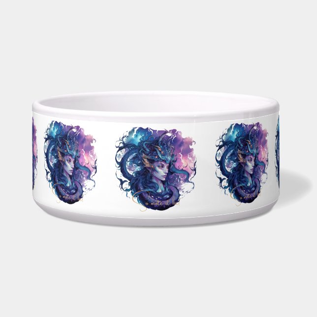 Tigela Crie Sua Própria Medusa Gorgona Mítica (Frente)
