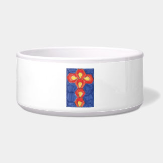 Tigela Cross Motif Large Pet Bowl